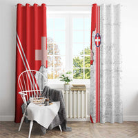 Italy Piedmont Window Curtain Map With Flag Style - Wonder Print Shop