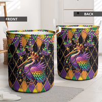 Pelican Mardi Gras Carnival Laundry Basket Fat Tuesday - Wonder Print Shop
