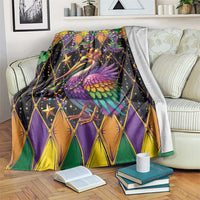 Pelican Mardi Gras Carnival Blanket Fat Tuesday - Wonder Print Shop