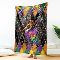 Pelican Mardi Gras Carnival Blanket Fat Tuesday - Wonder Print Shop