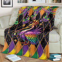 Pelican Mardi Gras Carnival Blanket Fat Tuesday - Wonder Print Shop