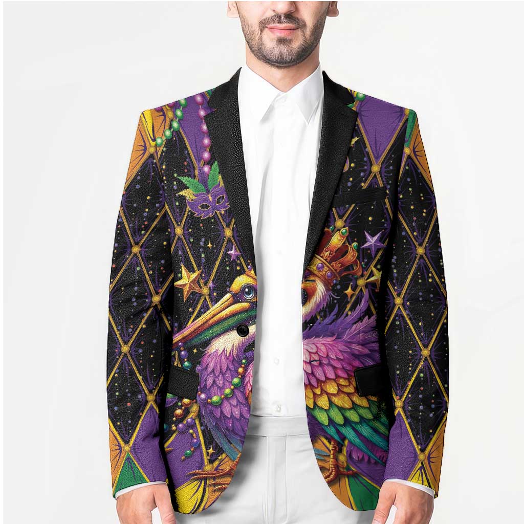 Pelican Mardi Gras Carnival Blazer Fat Tuesday - Wonder Print Shop