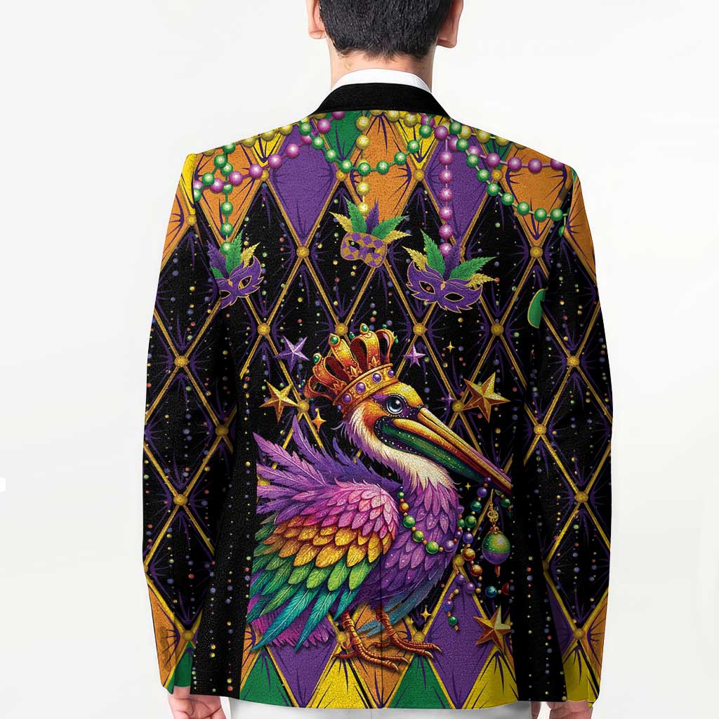 Pelican Mardi Gras Carnival Blazer Fat Tuesday - Wonder Print Shop