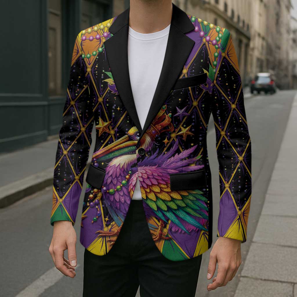 Pelican Mardi Gras Carnival Blazer Fat Tuesday - Wonder Print Shop