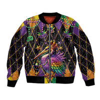 Pelican Mardi Gras Carnival Bomber Jacket Fat Tuesday - Wonder Print Shop