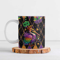 Pelican Mardi Gras Carnival Ceramic Mug Fat Tuesday - Wonder Print Shop