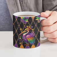 Pelican Mardi Gras Carnival Ceramic Mug Fat Tuesday - Wonder Print Shop