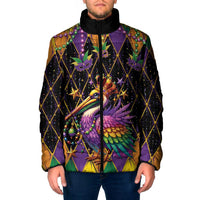 Pelican Mardi Gras Carnival Padded Jacket Fat Tuesday - Wonder Print Shop