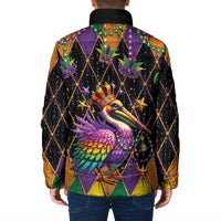 Pelican Mardi Gras Carnival Padded Jacket Fat Tuesday - Wonder Print Shop