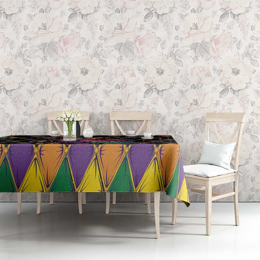 Pelican Mardi Gras Carnival Tablecloth Fat Tuesday - Wonder Print Shop