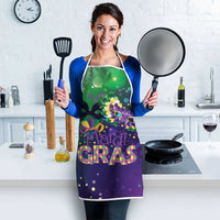 Mardi Gras Masquerade Mask Apron NOLA Vibe - Wonder Print Shop