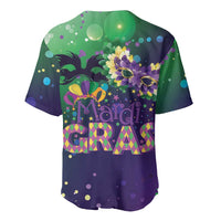 Mardi Gras Masquerade Mask Baseball Jersey NOLA Vibe - Wonder Print Shop