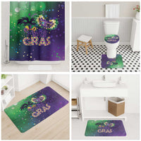 Mardi Gras Masquerade Mask Bathroom Set NOLA Vibe - Wonder Print Shop