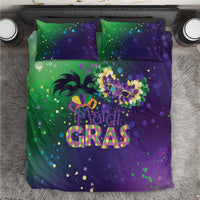 Mardi Gras Masquerade Mask Bedding Set NOLA Vibe - Wonder Print Shop