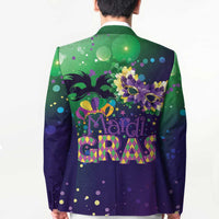 Mardi Gras Masquerade Mask Blazer NOLA Vibe - Wonder Print Shop
