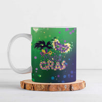 Mardi Gras Masquerade Mask Ceramic Mug NOLA Vibe - Wonder Print Shop
