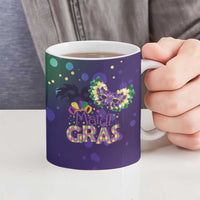 Mardi Gras Masquerade Mask Ceramic Mug NOLA Vibe - Wonder Print Shop