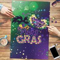 Mardi Gras Masquerade Mask Puzzle NOLA Vibe - Wonder Print Shop
