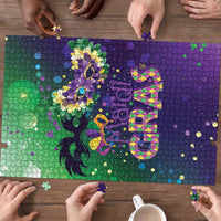 Mardi Gras Masquerade Mask Puzzle NOLA Vibe - Wonder Print Shop