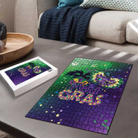 Mardi Gras Masquerade Mask Puzzle NOLA Vibe - Wonder Print Shop