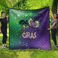 Mardi Gras Masquerade Mask Quilt NOLA Vibe - Wonder Print Shop