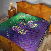Mardi Gras Masquerade Mask Quilt NOLA Vibe - Wonder Print Shop