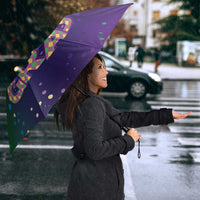 Mardi Gras Masquerade Mask Umbrella NOLA Vibe - Wonder Print Shop