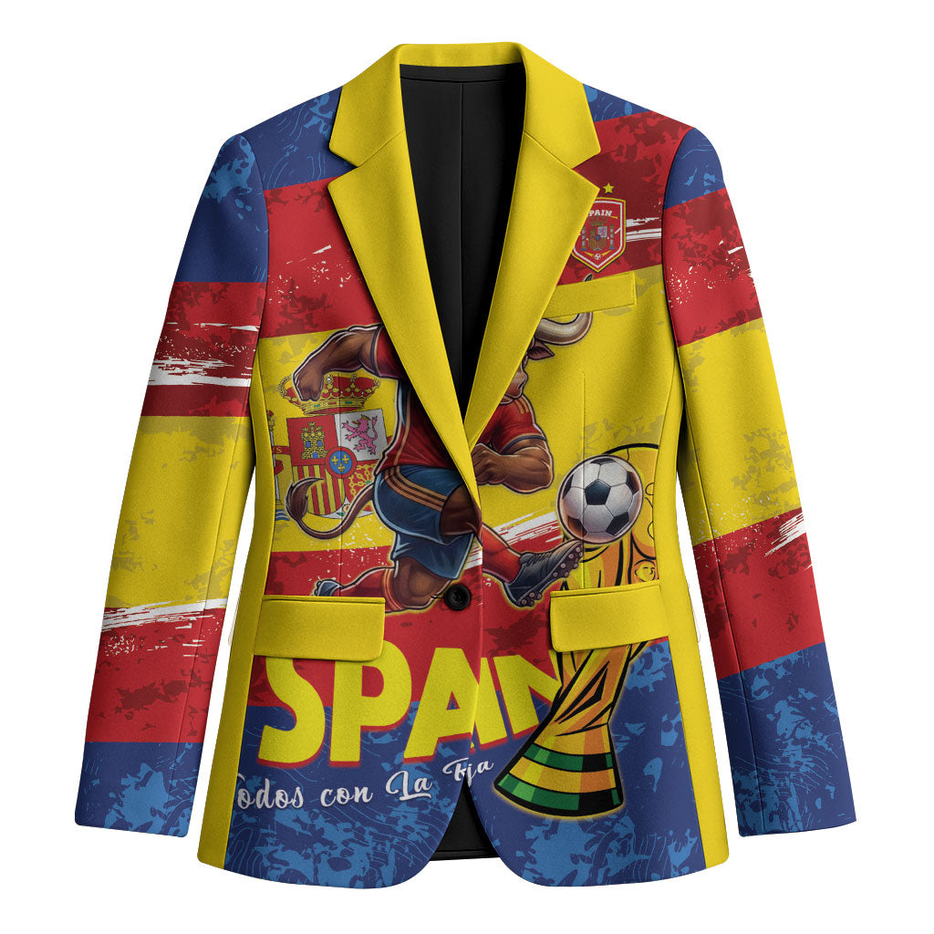 Spain National Football Custom Blazer Spanish Bull Trophy Todos con La Roja