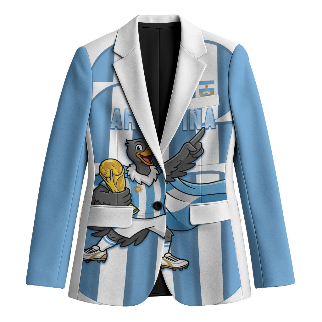 Argentina National Football Custom Blazer Andean Condor Trophy Sporty Style