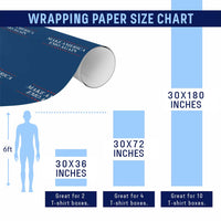 Make America Emo Again Wrapping Paper Roll Funny Goth Gothic US - Wonder Print Shop