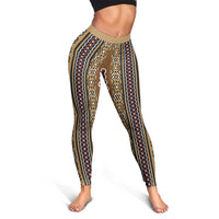 Mali Bologan Mud Cloth Pattern Leggings - Wonder Print Shop