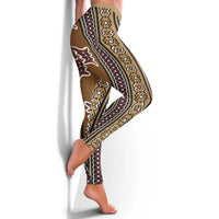 Mali Bologan Mud Cloth Pattern Leggings - Wonder Print Shop