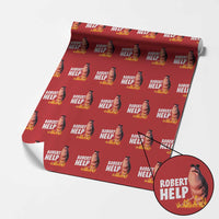 Marcus The Worm Wrapping Paper Roll Funny Brainrot Meme Robert Help - Wonder Print Shop