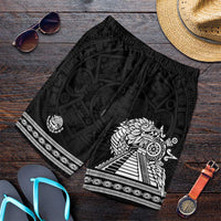 Mexican Aztec Pyramid Shorts for Men Aztec Pattern - Wonder Print Shop