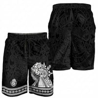 Mexican Aztec Pyramid Shorts for Men Aztec Pattern - Wonder Print Shop