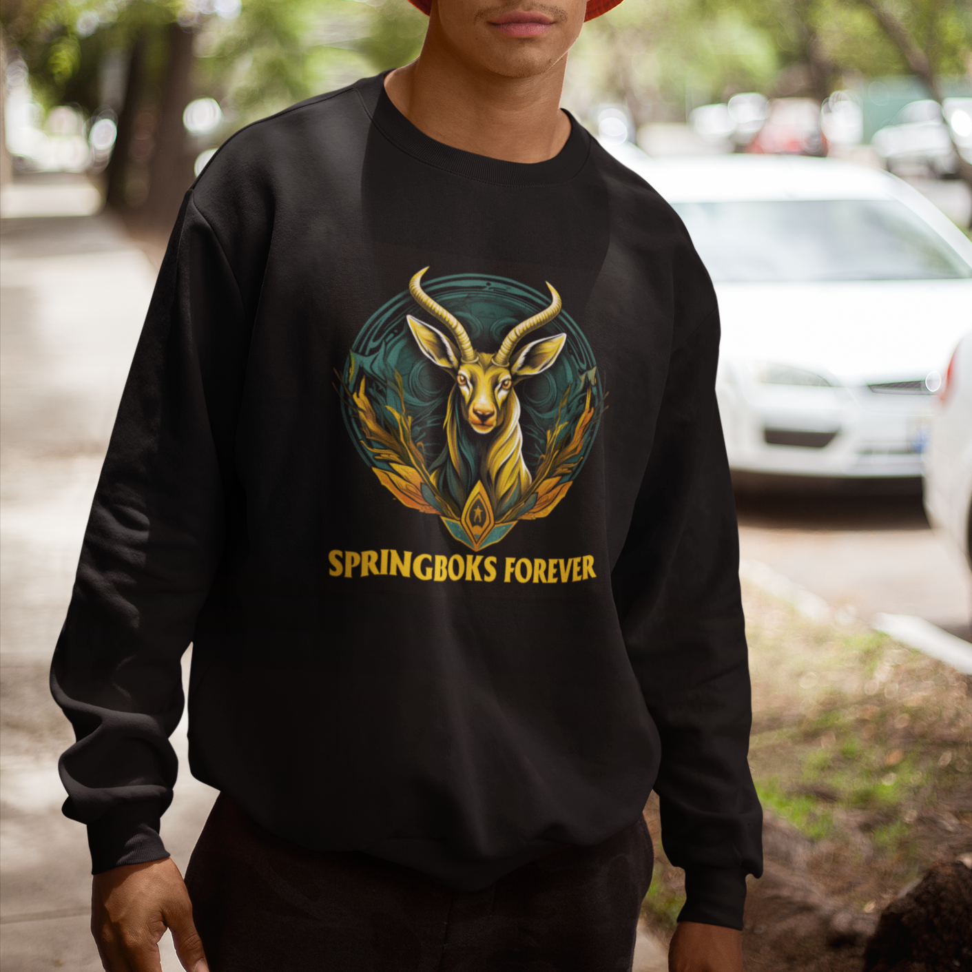 South Africa Rugby Sweatshirt Springboks Forever Stronger Together Go Bokke - Wonder Print Shop