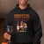 Thanksgiving Hoodie Friendsgiving Squad Get Flocked Up Drunk Wine Turkey - Wonder Print Shop