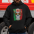 Sugar Skull Mexican Flag Hoodie Viva Mexico Hispanic Heritage Month - Wonder Print Shop