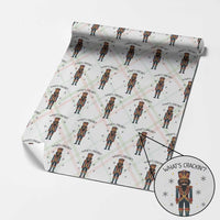 Nutcracker Christmas Wrapping Paper Roll What Is Cracking - Wonder Print Shop