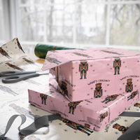 Nutcracker Christmas Wrapping Paper Roll What Is Cracking - Wonder Print Shop