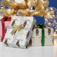 Nutcracker Christmas Wrapping Paper Roll What Is Cracking - Wonder Print Shop