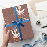 Nutcracker Goose Ballet Christmas Wrapping Paper Roll - Wonder Print Shop