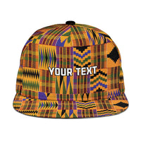 Personalized Kente African Pattern Snapback Cap - Wonder Print Shop