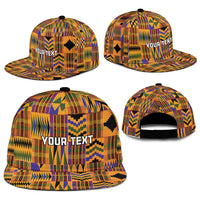 Personalized Kente African Pattern Snapback Cap - Wonder Print Shop