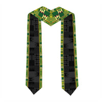 Personalized Kente Pattern Graduation Stole