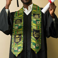 Personalized Kente Pattern Graduation Stole