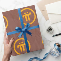 Pi Cryptocurrency Wrapping Paper Roll Crypto Coins Network - Wonder Print Shop
