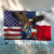 Texas Grommet Flag, Eagle Texas American Flag