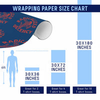 Radicalized By Basic Decency Wrapping Paper Roll Feminist Activist - Wonder Print Shop