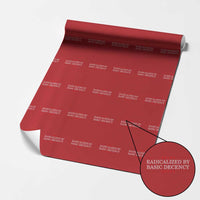 Radicalized By Basic Decency Wrapping Paper Roll Feminist Activist Protest - Wonder Print Shop